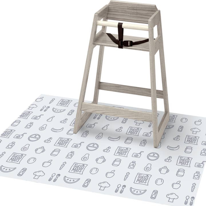 THEO'S – Engroshandel Dækkeserviet - Børn og baby – 30 PAKKE | Miljøvenlige engangs Splat Mats1