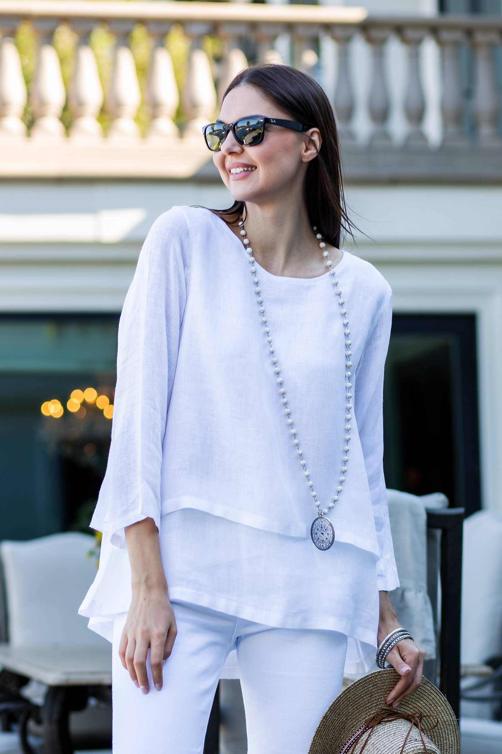 Arte Italica & Crown Linen Designs - Wholesale Tunic - Women's - Audrey Top3