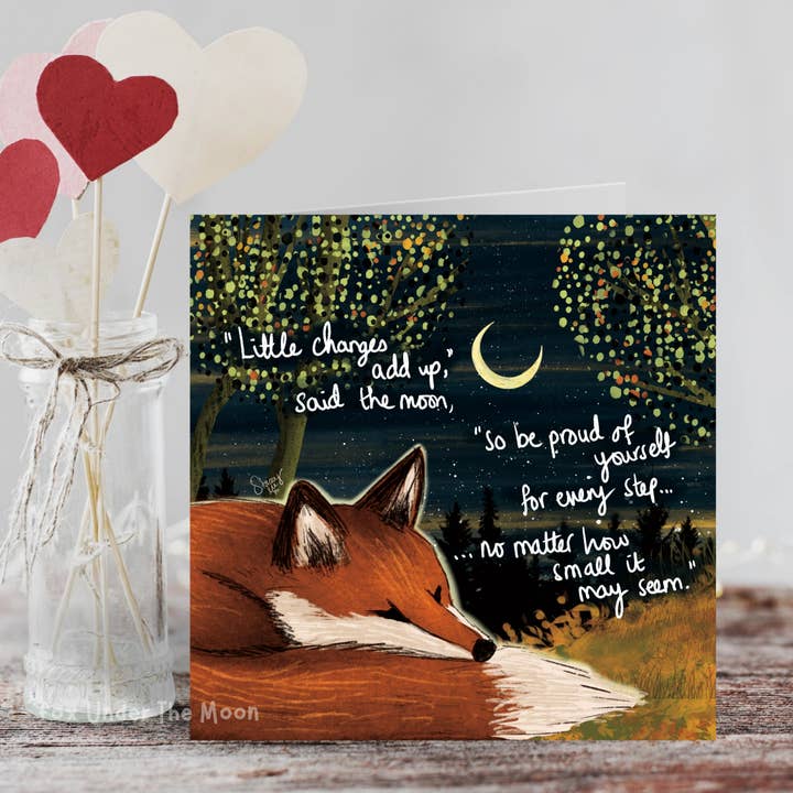 Fox Under The Moon - Wholesale Everyday Greeting Card - 'Little Changes' - Greeting Card From Fox Under The Moon1