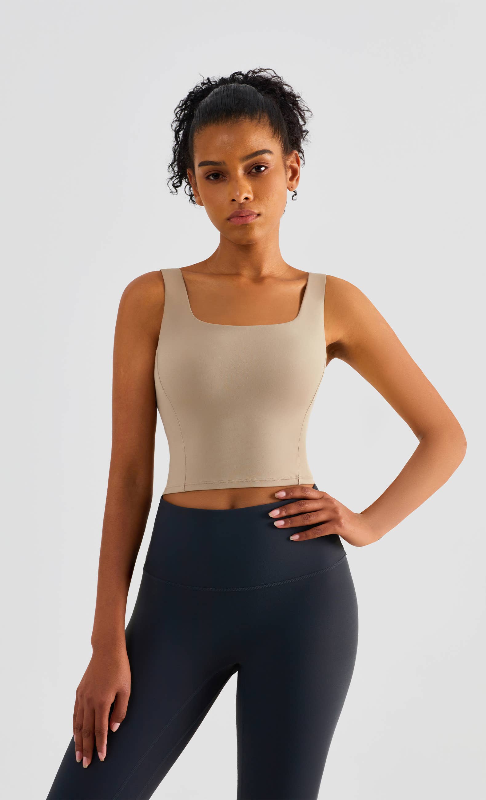 91thelabel - Wholesale Athletic Top - Women's - Grace U-Neck Molded Cup Tank Top15