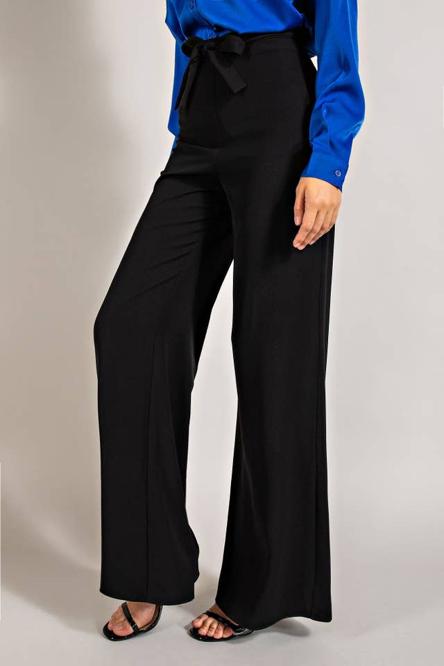 Edit by Nine - Wholesale Pants – Women's - Cp2176 High Waisted Trousers W/ Waist Strap1