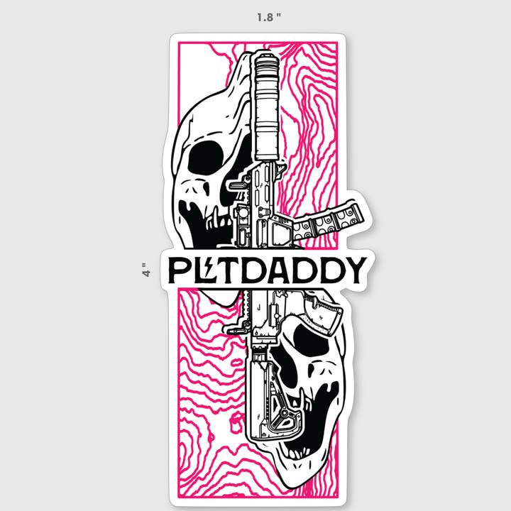 Dangerous Grounds Sticker for wholesale by Platoon Daddy LLC