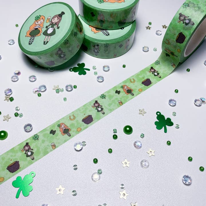 St. Patrick's Day Washi Tape por atacado de BrithzyCrafts