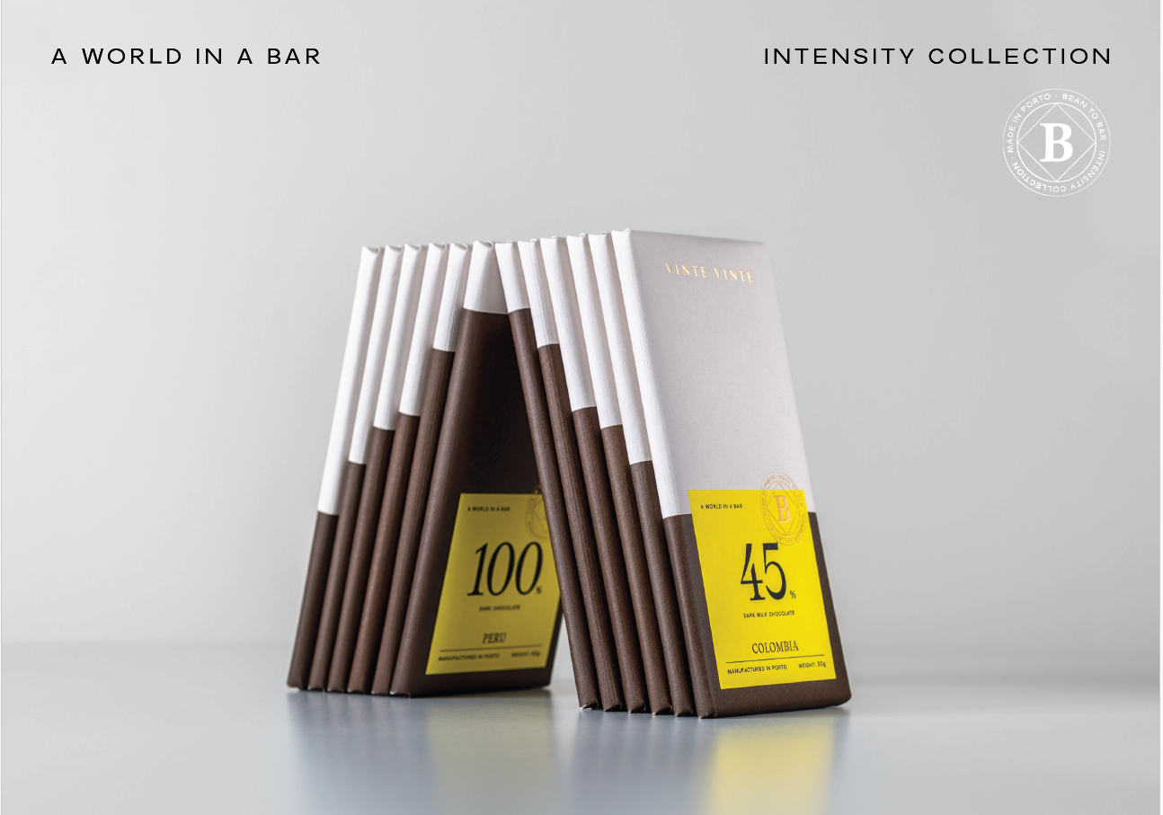 Vinte Vinte Chocolate - Wholesale Chocolate Bar - INTENSITY DARK CHOCOLATE 75% EL SALVADOR 50G2