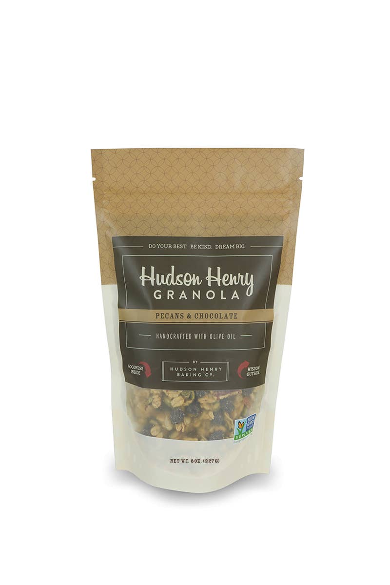 Hudson Henry Baking Co. - Wholesale Granola - Chocolate Pecan Granola - 8oz Bags