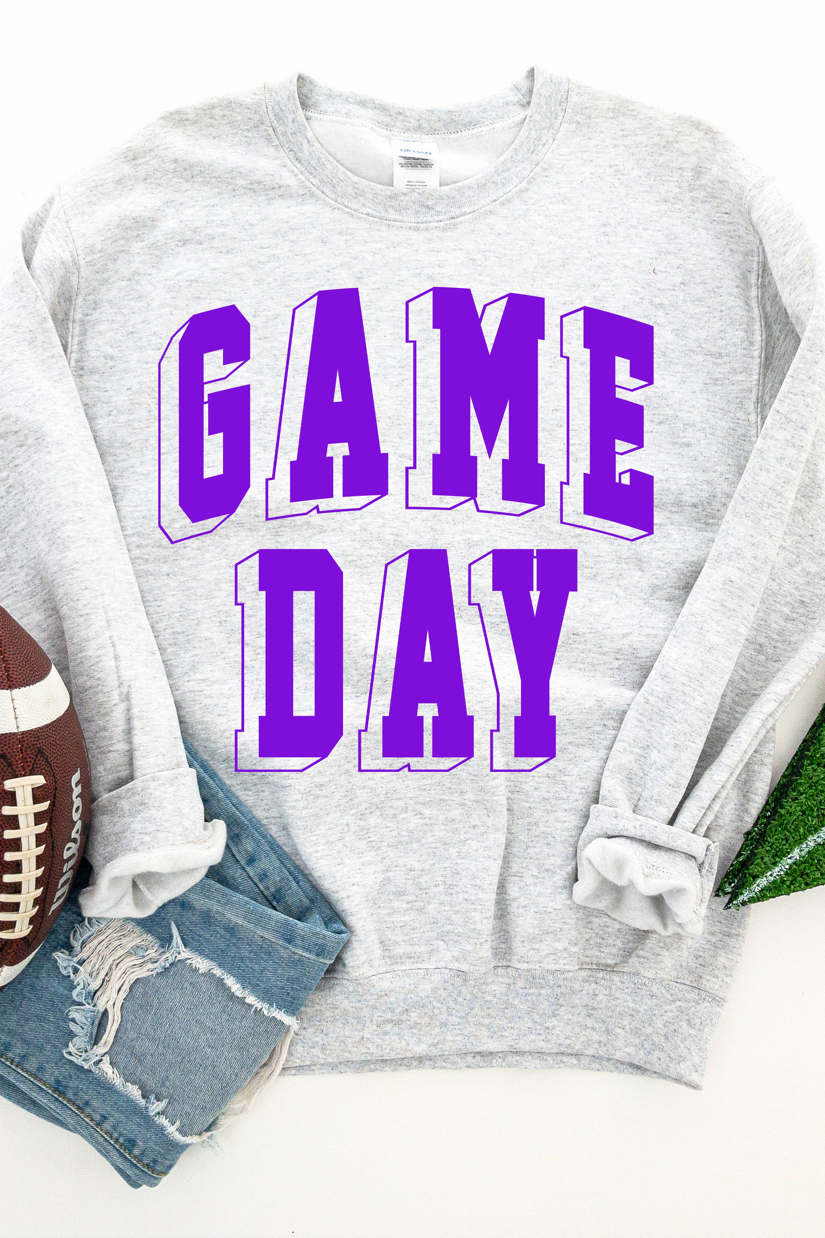 Spirit+Tribe - Vendita all'ingrosso Felpa stampata - Donna - MAGLIONE GAME DAY1