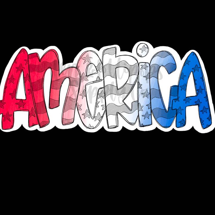 American doodle Sticker for wholesale by Lem&Lollipops Supply Co. LLC