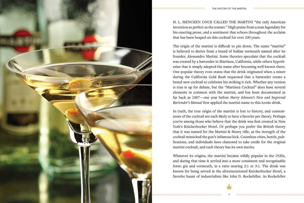 HarperCollins Focus - Wholesale Mixology & Beverage - The Martini Field Guide3