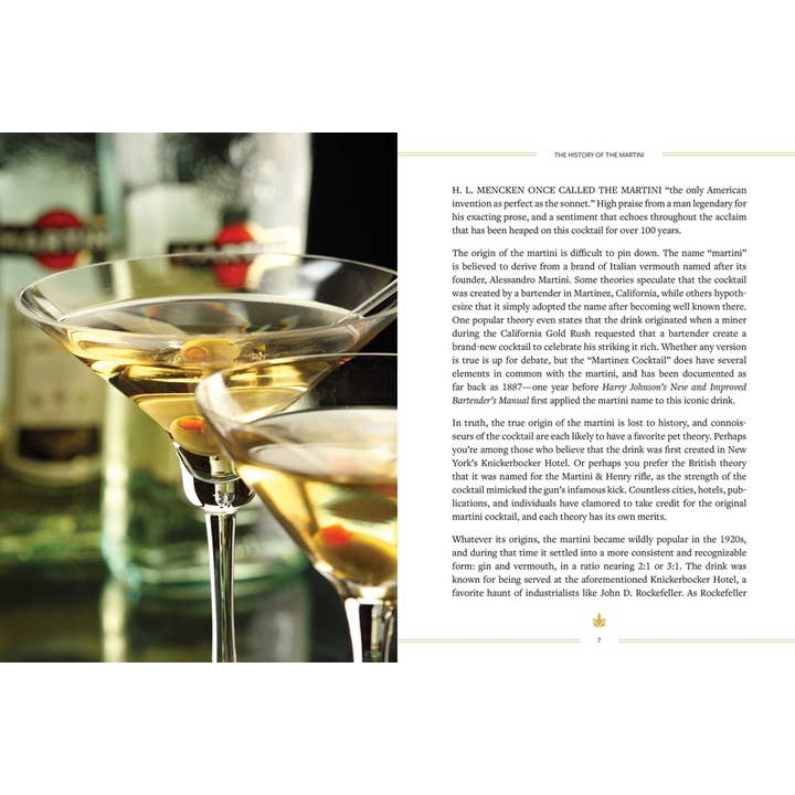HarperCollins Focus - Wholesale Mixology & Beverage - The Martini Field Guide3