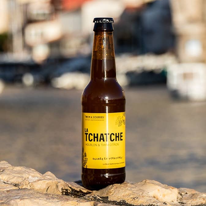 TCHATCHE BEER with LEMON THYME 33cl (Mars gourmet beer) for wholesale by Timon et Sourrieu