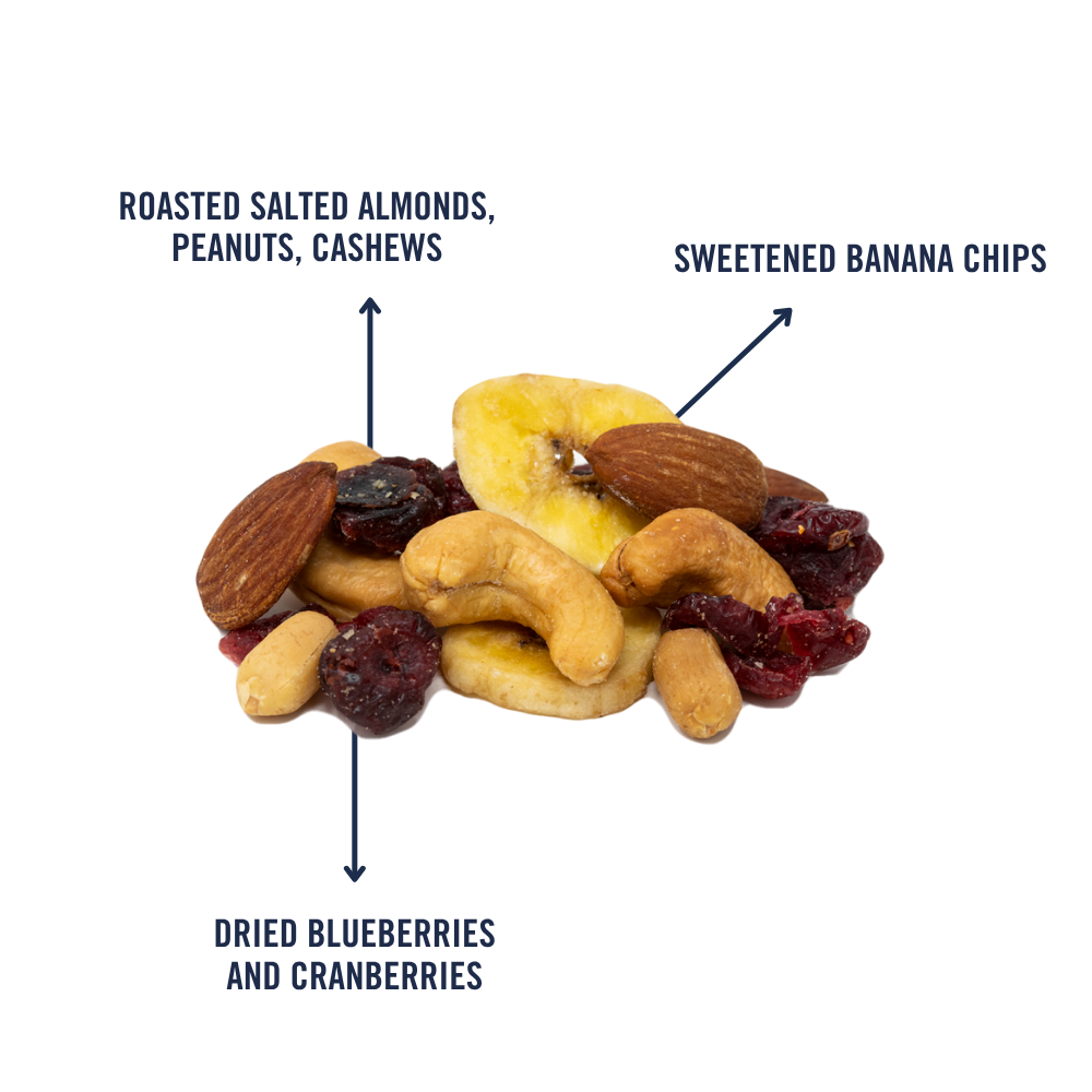 Ferris Coffee & Nut Co. - Wholesale Trail Mix - Blueberry Banana Nut Mix 10 oz.3
