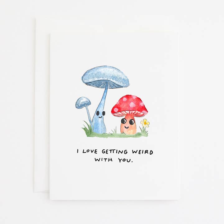 Mushrooms Card for wholesale by Party Sally