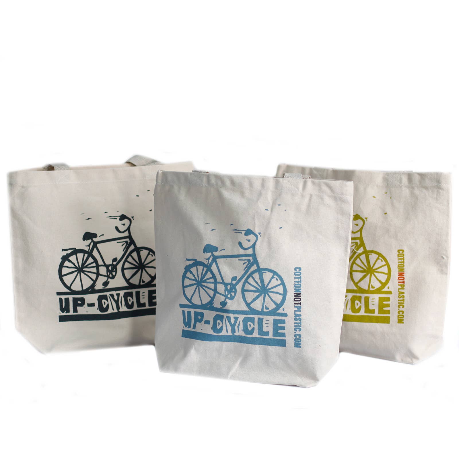 AW Artisan - Wholesale Grocery/Shopping Bag - Bicycle - (4 assorted designs)2
