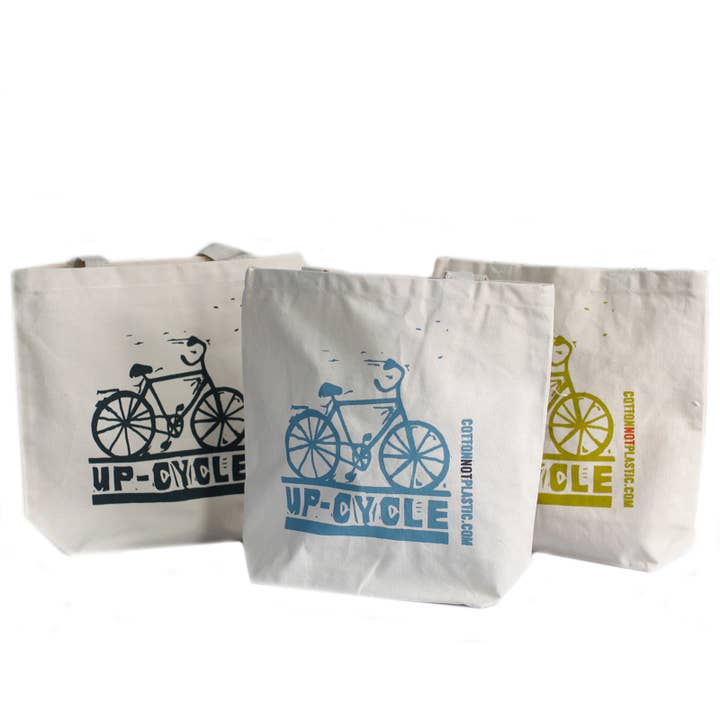 AW Artisan - Wholesale Grocery/Shopping Bag - Bicycle - (4 assorted designs)2