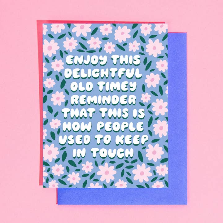 Viel Spaß mit dieser Old-Timey-Erinnerung... Grußkarte - LETZTE CHANCE NICHT MEHR ERHÄLTLICH für den Großhandel von Your Gal Kiwi