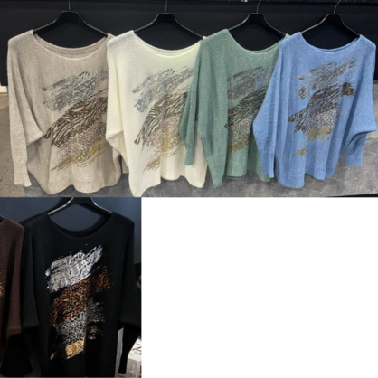 VeraMay - Wholesale Sweatshirt – Women's - 21873 Nero Vera May Italian Jumper1