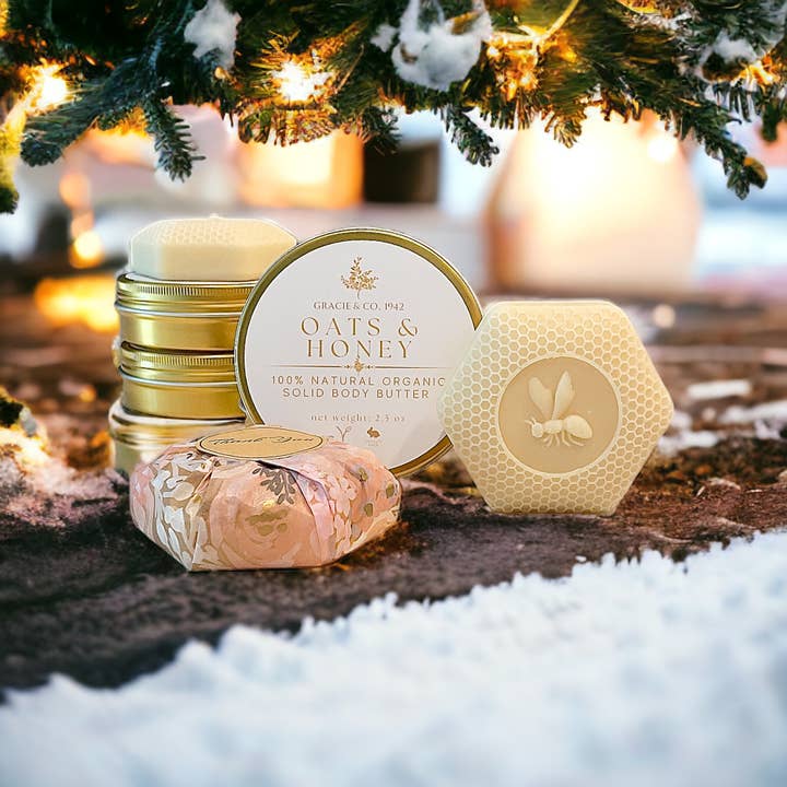 Gracie & Co. 1942 - Wholesale Solid Lotion - Organic Solid Body Butter Lotion Bar
