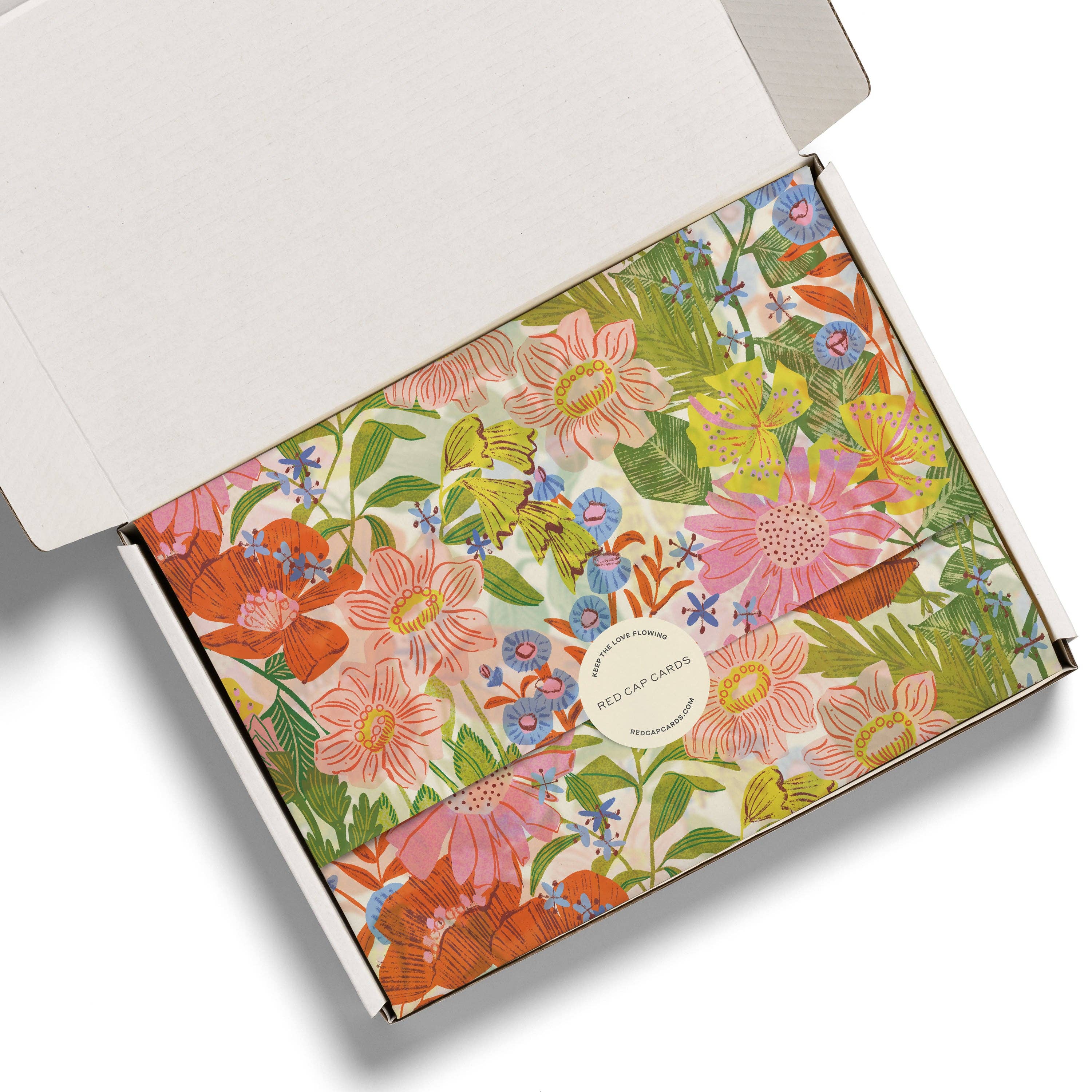 Red Cap Cards – wholesale Tissue paper – Our Love Only Grows tissue paper1