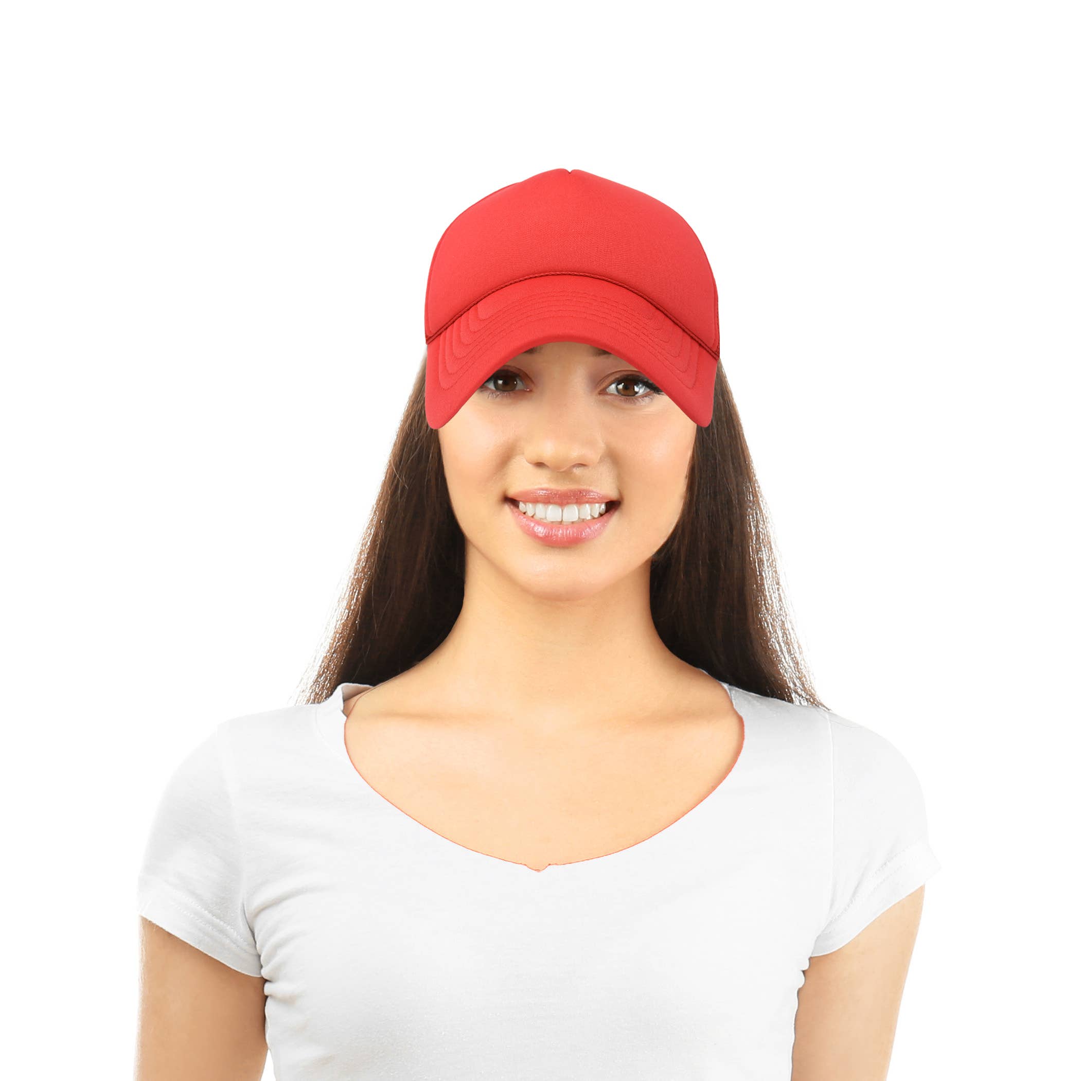 Dalix - Wholesale Trucker Hat - Unisex - DALIX Plain Blank Trucker Hat Mesh Cap57