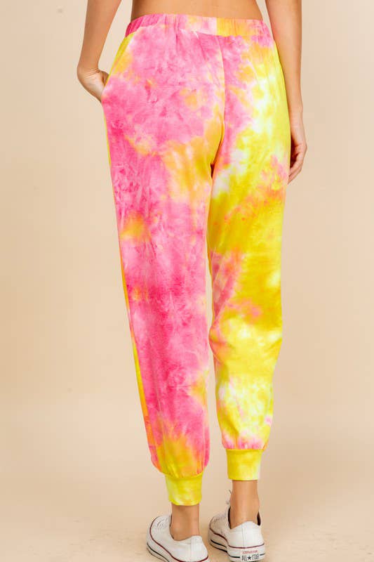 Emerald Collection - Vendita all'ingrosso Pantaloni sportivi/da jogging loungewear - Donna - ETP-736 Pantaloni da jogger French Terry Tie Dye6