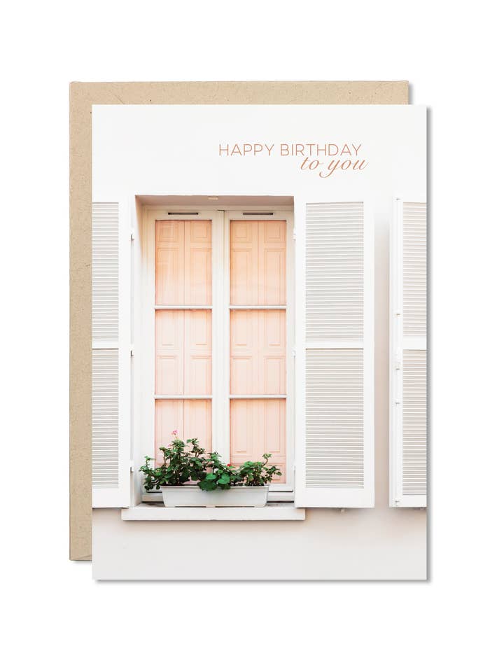 Birthday Card - "Happy Birthday to You" | Window Display for wholesale by Ocean Sky Lab