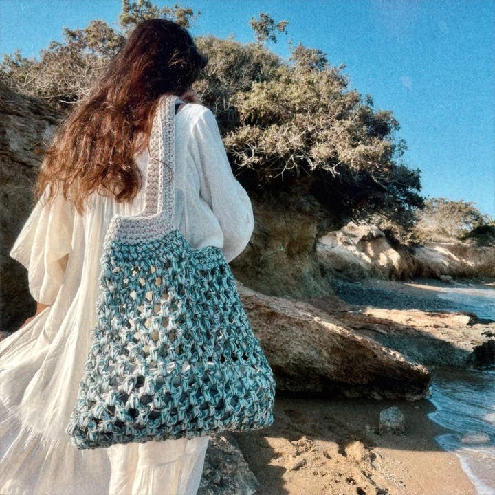 "Håndstrikket oversized taske 'Mexico City'" for engroshandel hos The Mama Made