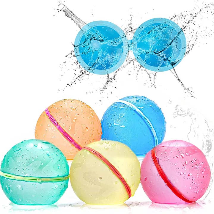 Threaded Pear - Wholesale Inflatable Toy - Kids & Baby - 6 Pack Reusable Water Ballon1