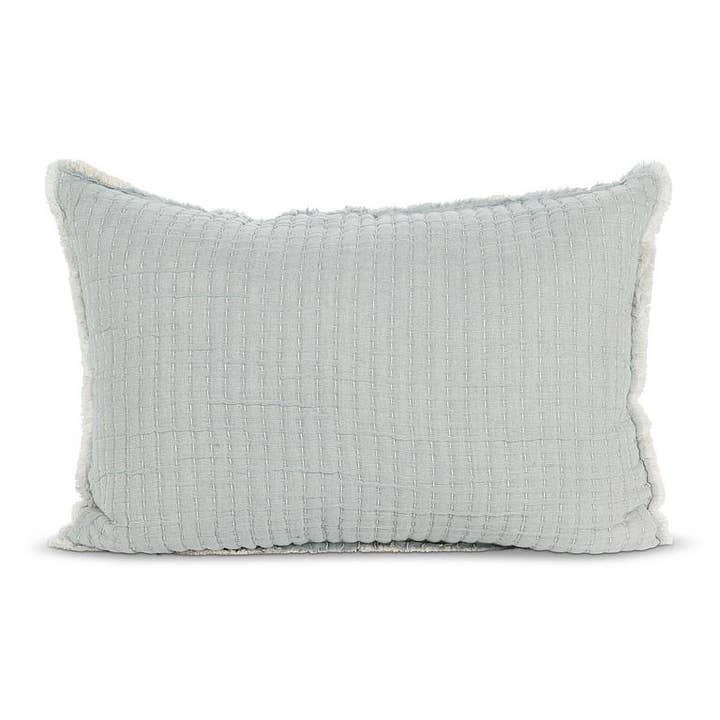 Överstygnd Rektangulär Kudde-Blå-16x24"L för wholesale av Abbott