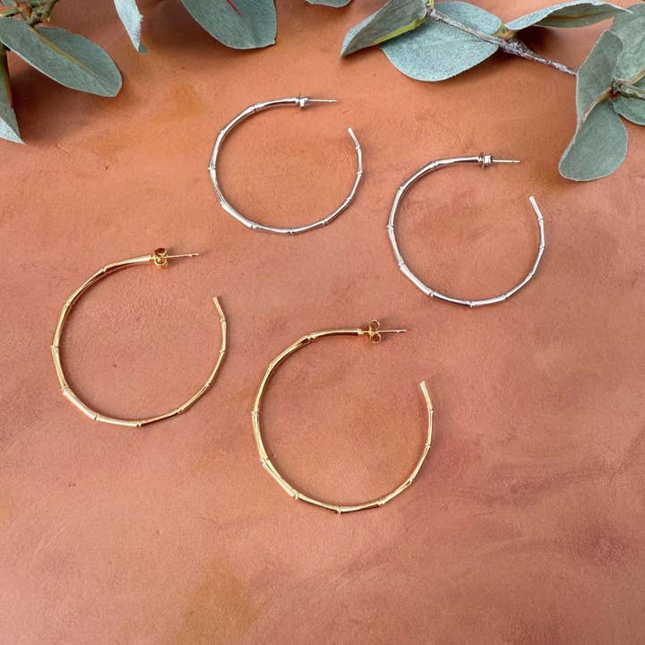 Bamboo Hoops for wholesale by Jack & Freda