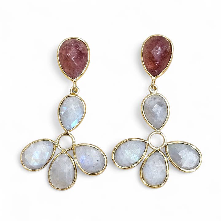 Boucle d'oreille Aluna pour la vente par Happy Lona