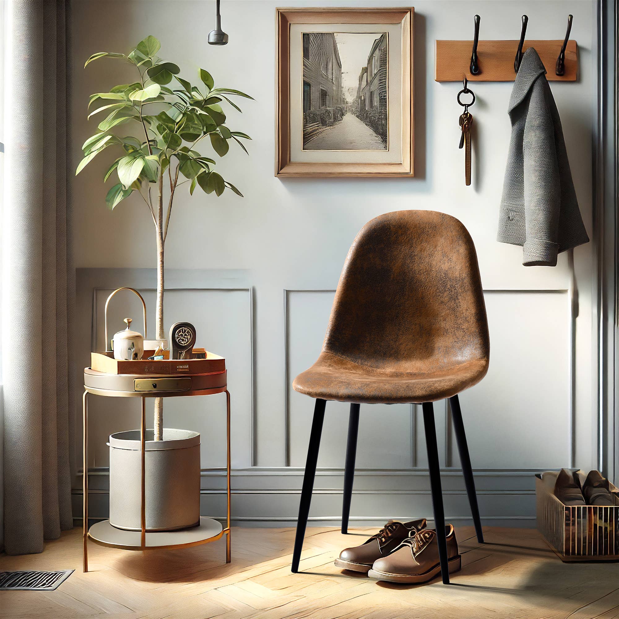 HOMYCASA DESIGN INC - Wholesale Chair - CHARLTON Side Chair-Ideal for Studio Lobby Lounge Conference6