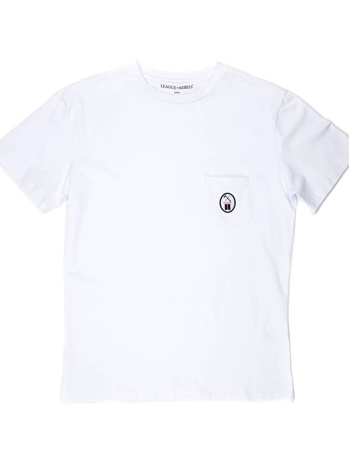 Essential White Tee for wholesale by League of Rebels
