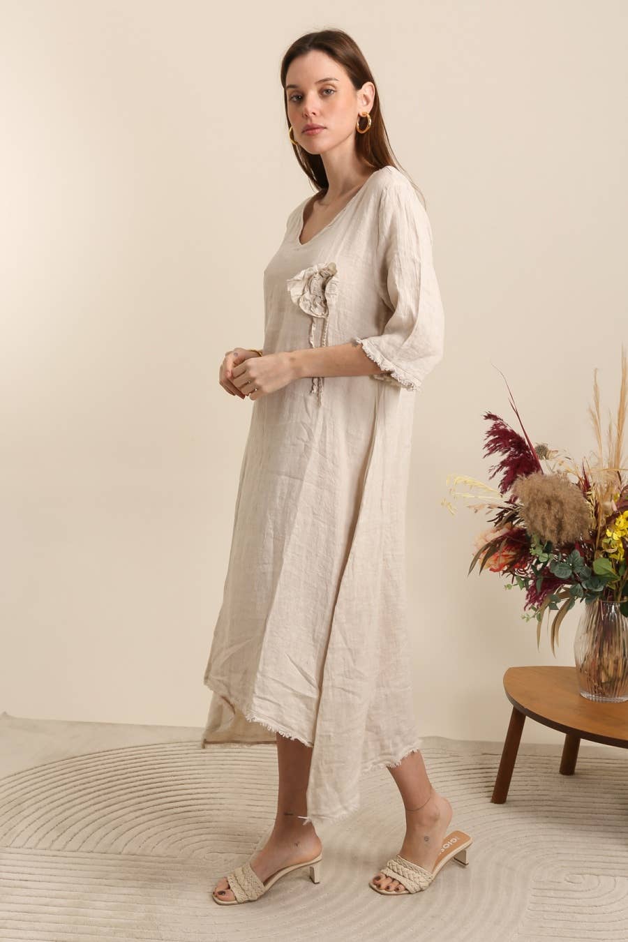 LÉA & LUC - Vendita all'ingrosso Vestito - Donna - Abito in 100% lino RIF. 101363