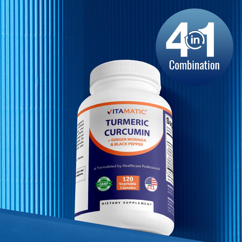 Vitamatic - Wholesale Oral Supplement/Vitamin - Vitamatic | Turmeric Curcumin 3000 mg  | 120 Capsules4
