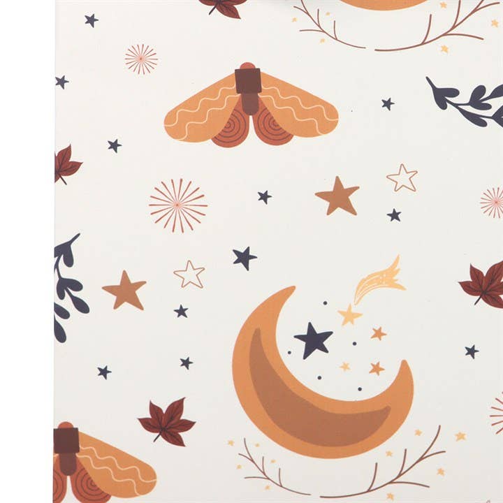 Something Different Wholesale - Wholesale Gift Bag - 23cm Medium Autumn Magic Moth and Moon Print Gift Bag3