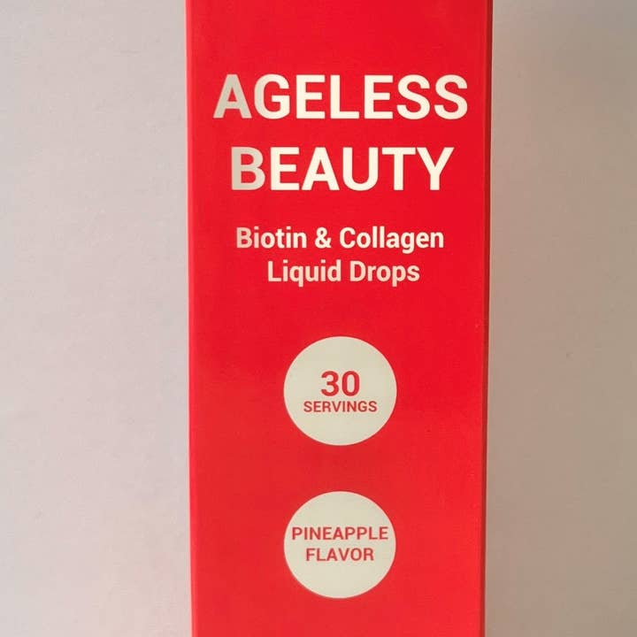 SpectraSpray Global - Wholesale Oral Supplement/Vitamin - Ageless Beauty - Biotin & Collagen Oral Drops (exp May)