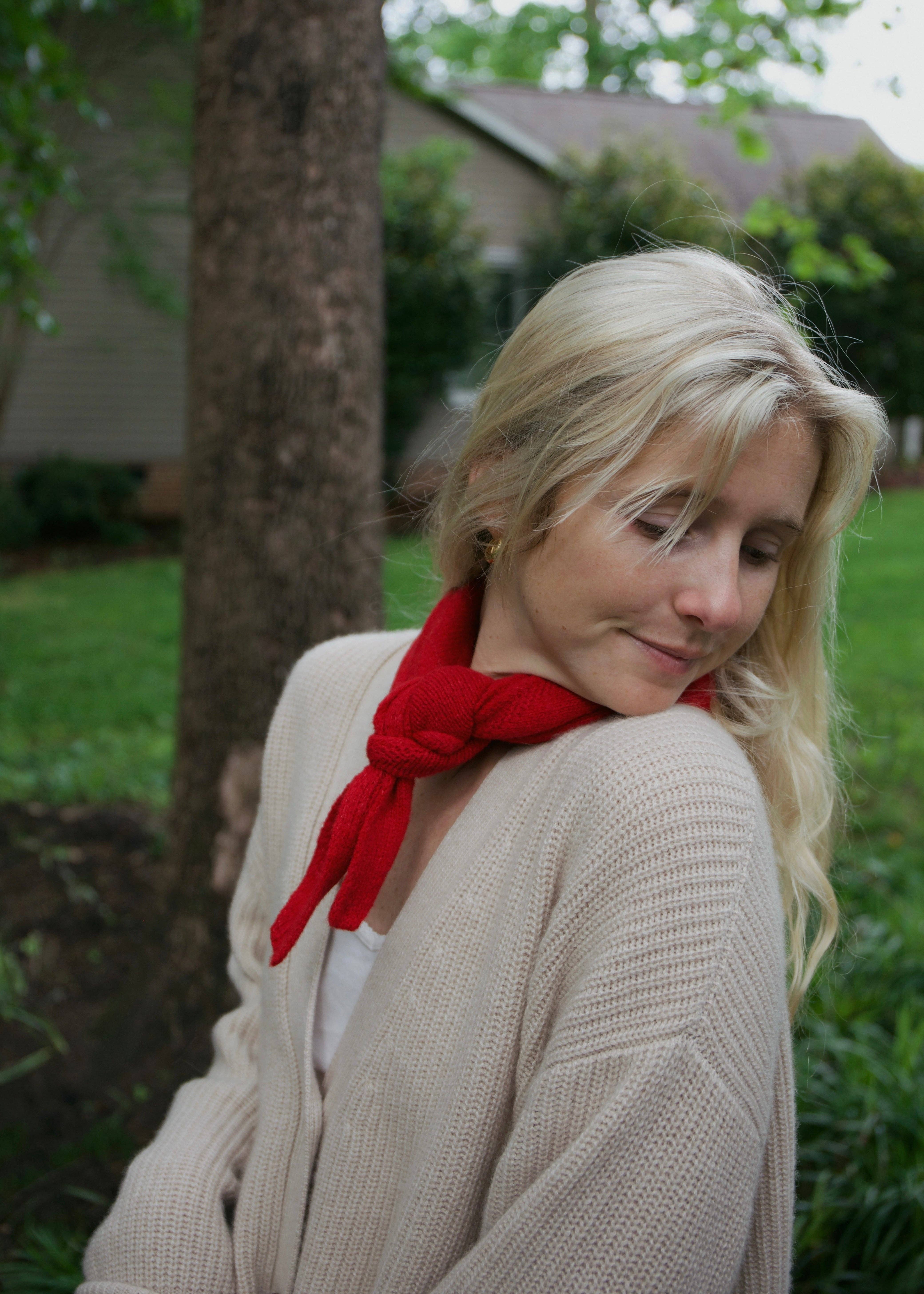 Beaten Path Co - Vendita all'ingrosso Sciarpa - Donna - SCIALLE TRIANGOLO FRAGOLA2