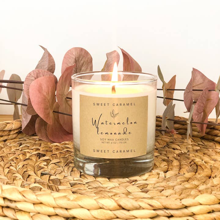 Sweet Caramel Shop – wholesale Jar/filled candle – Handmade Soy Candles, Scented, Vegan, Natural candle, Gifts8