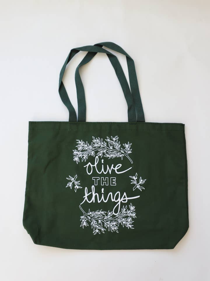 Bolsa de mano Olive the Things de gran tamaño, bolsa para amantes de la comida para venta al por mayor de Overseasoned