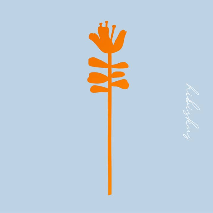 milin - Wholesale Decorative Figurine - HIBISKUS Wooden Flower Decor, housewarming Gift, Home Art2