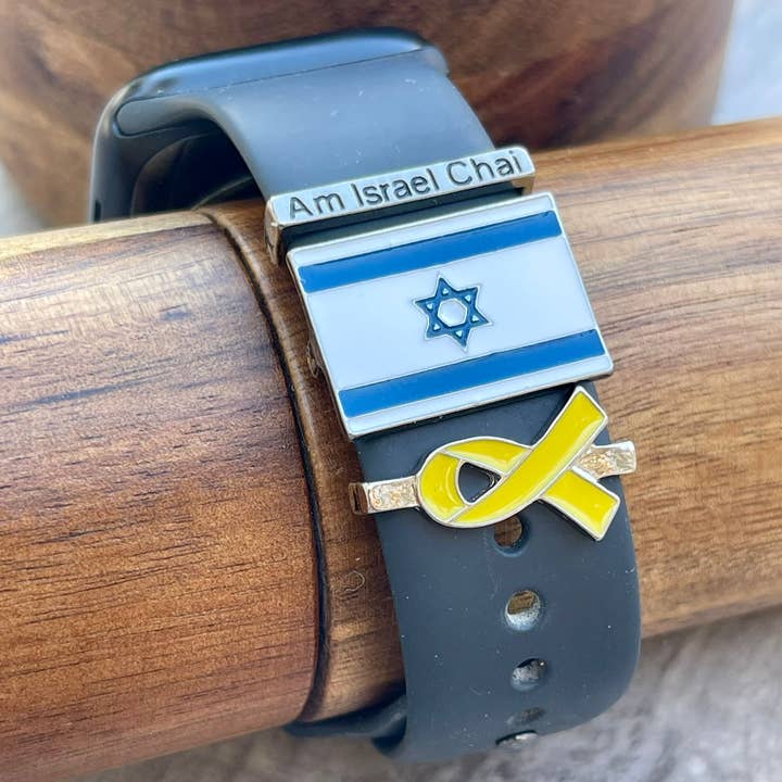 Koch La Ni Jewelry – wholesale Individual charm/pendant – Yellow Ribbon Charm Watch Band – #BringThemHomeNow2