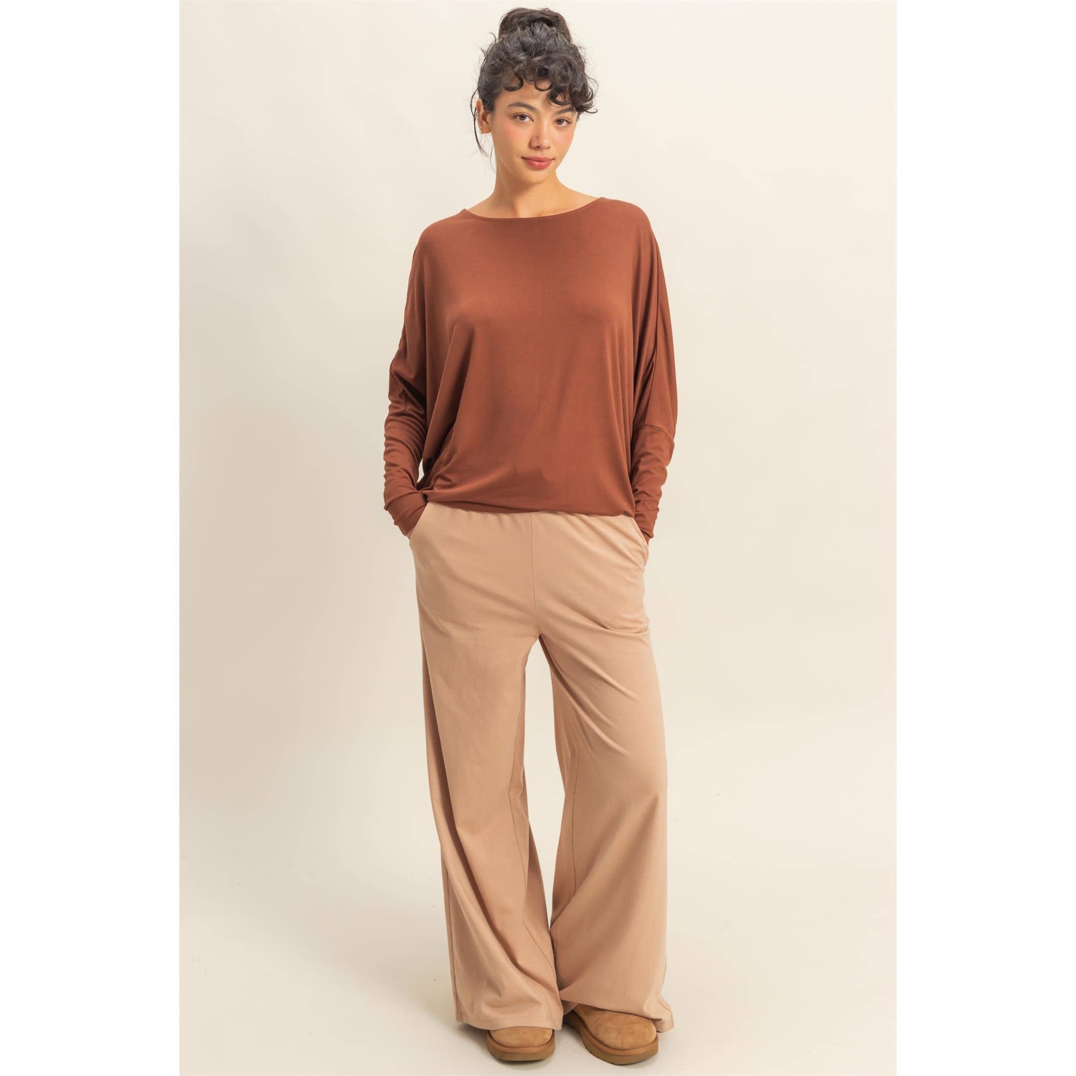 HYFVE – wholesale Stickad topp - Dam – Dolman Långärmad Topp13