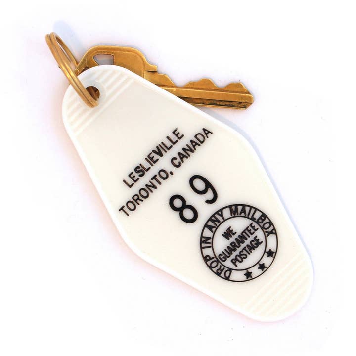 Leslieville Keychain for wholesale by Smitten Kitten