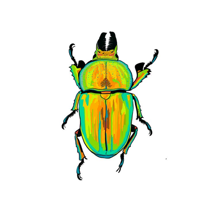 High Tees - Wholesale Bodysuit (Non-Footed) - Baby - Golden Stag Beetle All in One Romper6