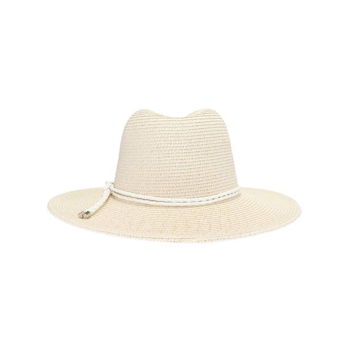 C.C Beanie - Wholesale Straw Hat - Women's - Leather Rope Band C.C Panama Hat PNC0012