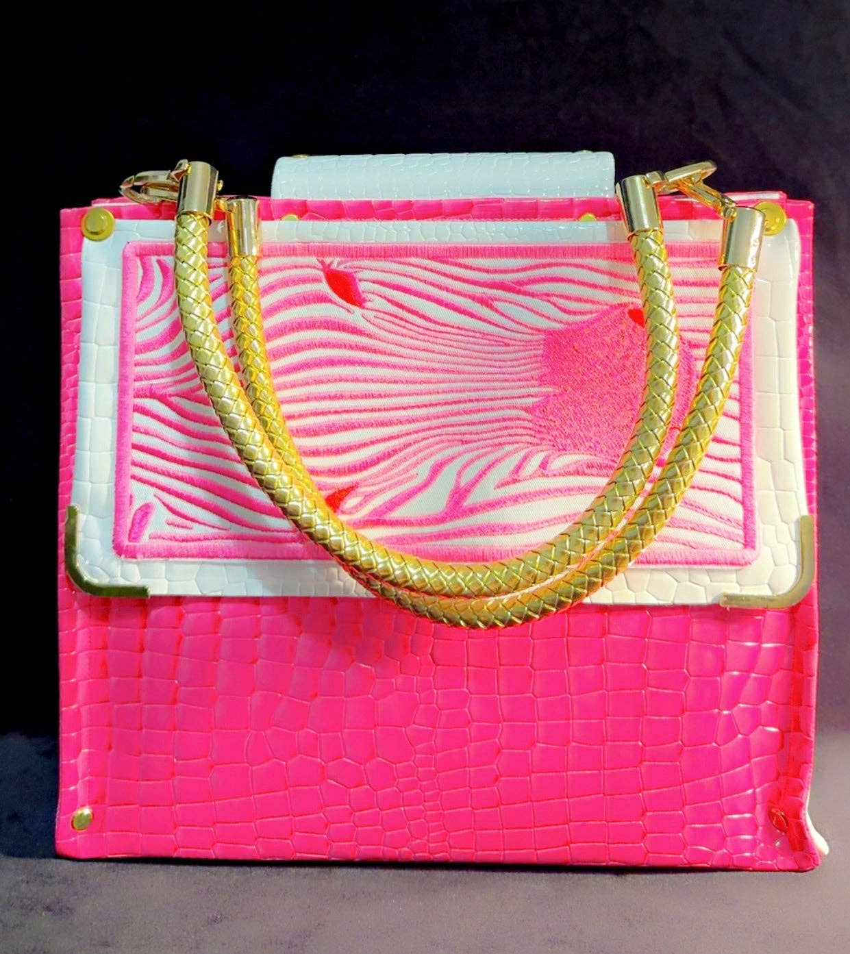 Soderena Designs - Vente Sac à main avec poignée sur le dessus – femme - ÉPUISÉ Sac à main Série Signature Soderena #8.04