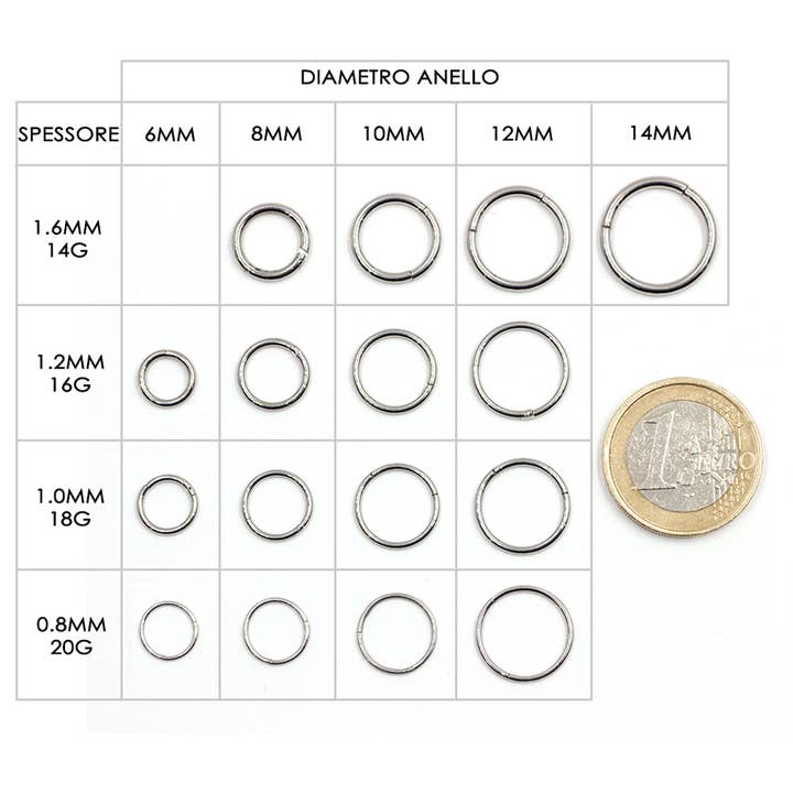 Awaken - Wholesale Jewelry - Men's - Clicker Sterile Segment Rim - PYS-0261