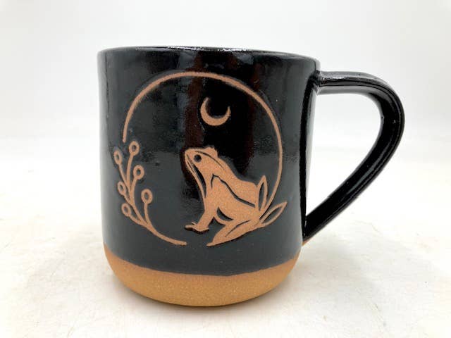 Ruby Farms Pottery - Wholesale Coffee Mug - Midnight Frog0