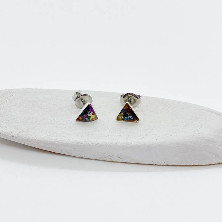 Jenica Jewelry - Wholesale Stud/Post Earrings - Small Multi Color Roxs Stud Earrings-Multiple Options11