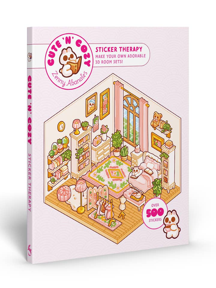 Cute 'N' Cozy Sticker Therapy for wholesale by Thames and Hudson